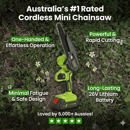 Toolistic™ Premium Cordless Mini Chainsaw
