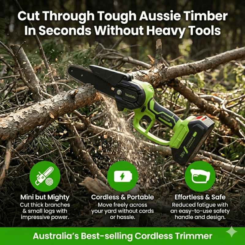 Toolistic™ Premium Cordless Mini Chainsaw