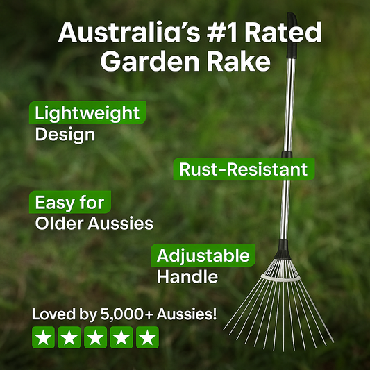 Toolistic™ Premium Garden Rake