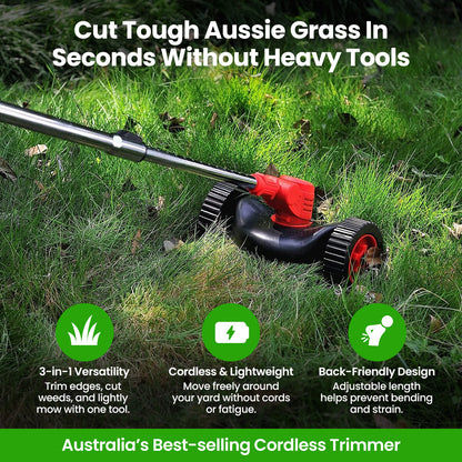 Toolistic™ Premium Electric Cordless Grass Trimmer