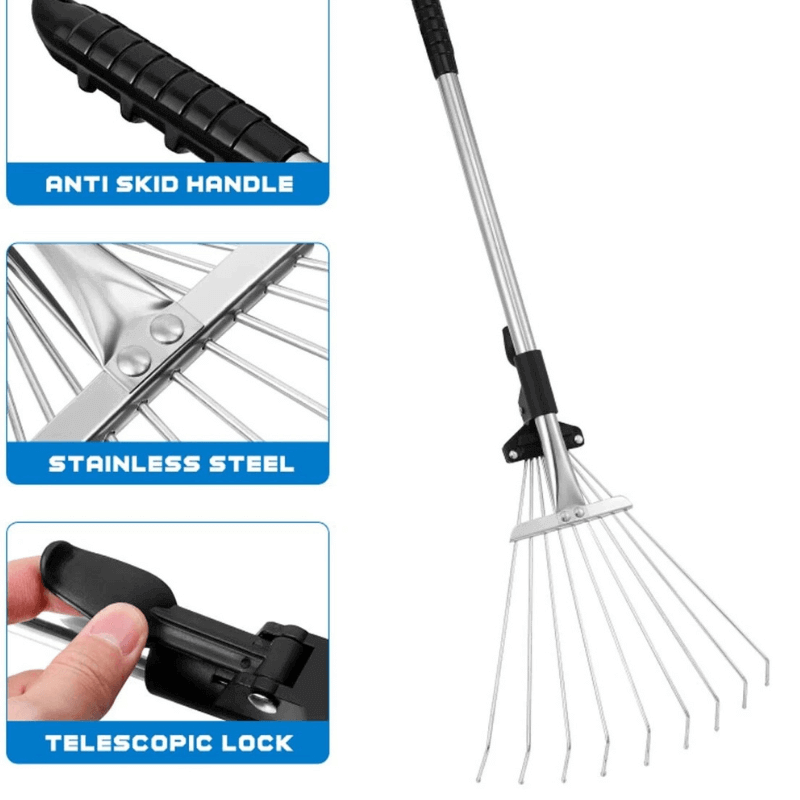 Toolistic™ Premium Garden Rake
